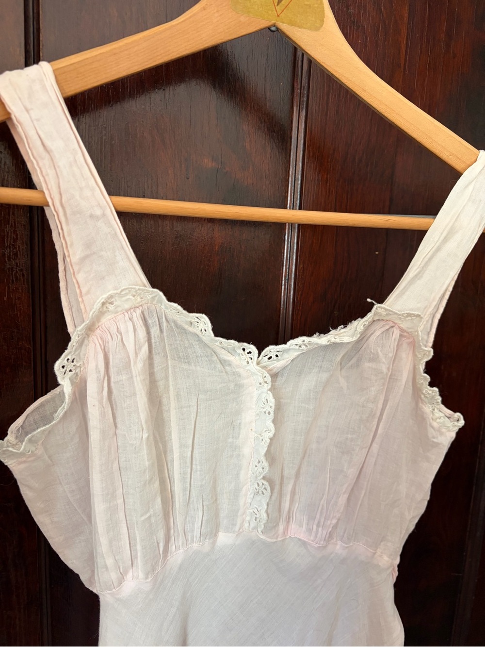 Vintage 100% Cotton Slip Dress - Picture 5 of 7